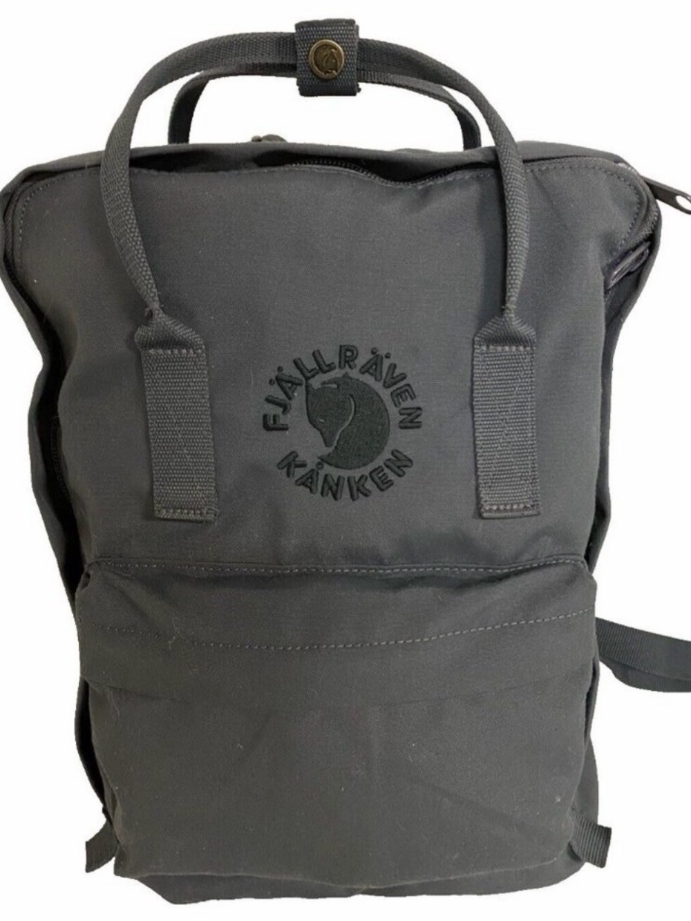 Fjallraven Re-Kanken backpack in Graphite
